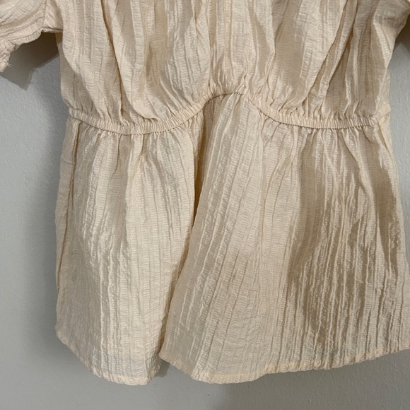 Frankee & Skylarr Cream Off-Shoulder Blouse - Picture 5 of 8